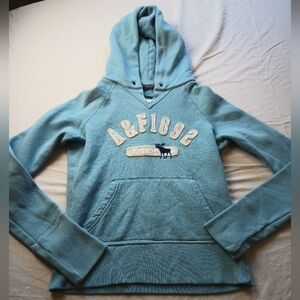 Abercrombie & Fitch Y2K 2000s Pull on Hoodie Womens size Large